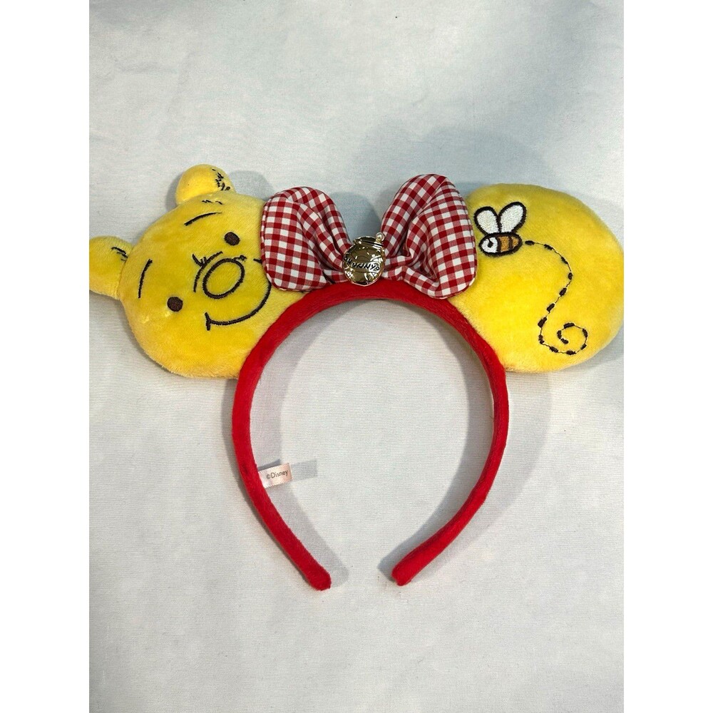 Disney x Primark Winnie the Pooh Honey Bee Gingham Bow Plush Ears Headband